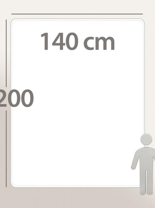 Couette polyester COCOON BICOLORE fibre creuse siliconée Léger (été) - Kiabi