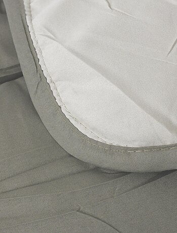 Couette polyester COCOON BICOLORE fibre creuse siliconée Léger (été)