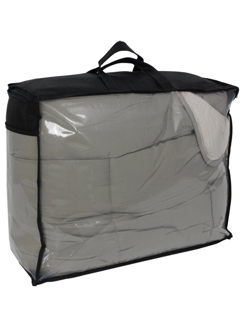 Couette polyester COCOON BICOLORE fibre creuse siliconée Léger (été) Taupe/Doré - Kiabi