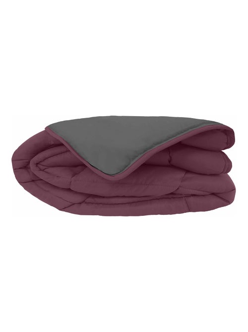 Couette polyester COCOON BICOLORE fibre creuse siliconée Léger (été) - Kiabi