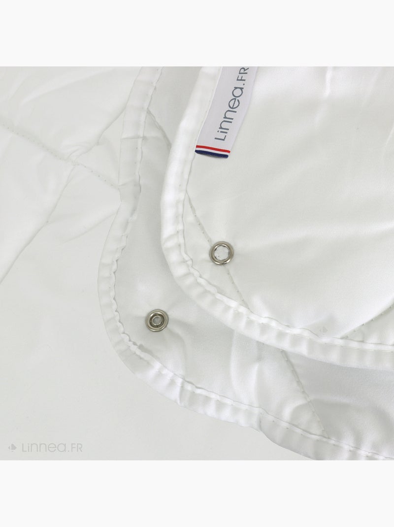 Couette polyester COCOON fibre creuse siliconée 4 saisons 200 + 300 g/m2 Blanc - Kiabi