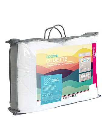 Couette polyester COCOON fibre creuse siliconée Léger (été)