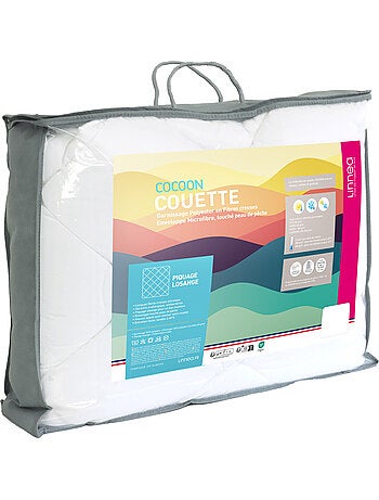 Couette polyester COCOON fibre creuse siliconée Très chaud (hiver)