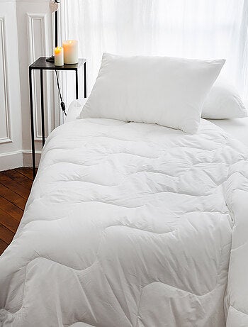 Couette polyester HARMONIE fibre creuse siliconée 4 saisons 150 + 300 g/m2