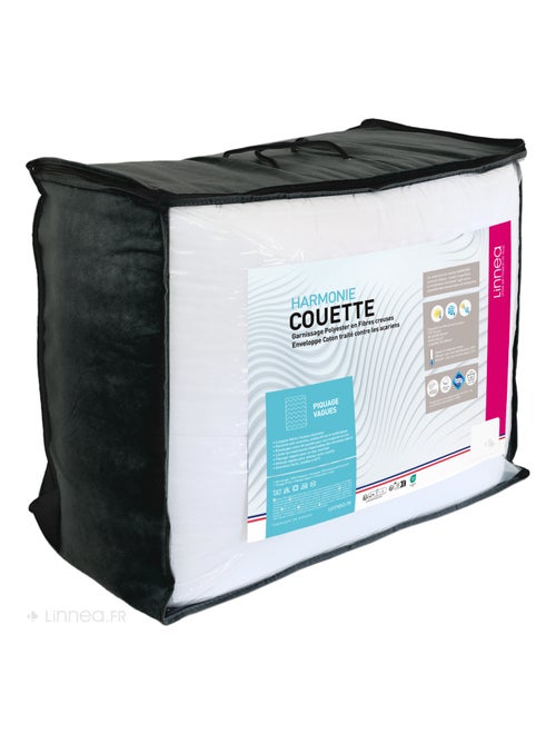 Couette polyester HARMONIE fibre creuse siliconée Chaud (hiver) - Kiabi