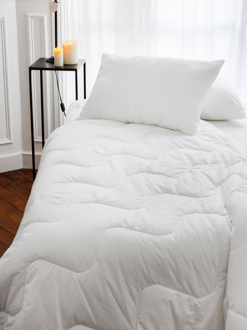 Couette polyester HARMONIE fibre creuse siliconée Tempéré (mi-saison) 300 g/m2 - Kiabi