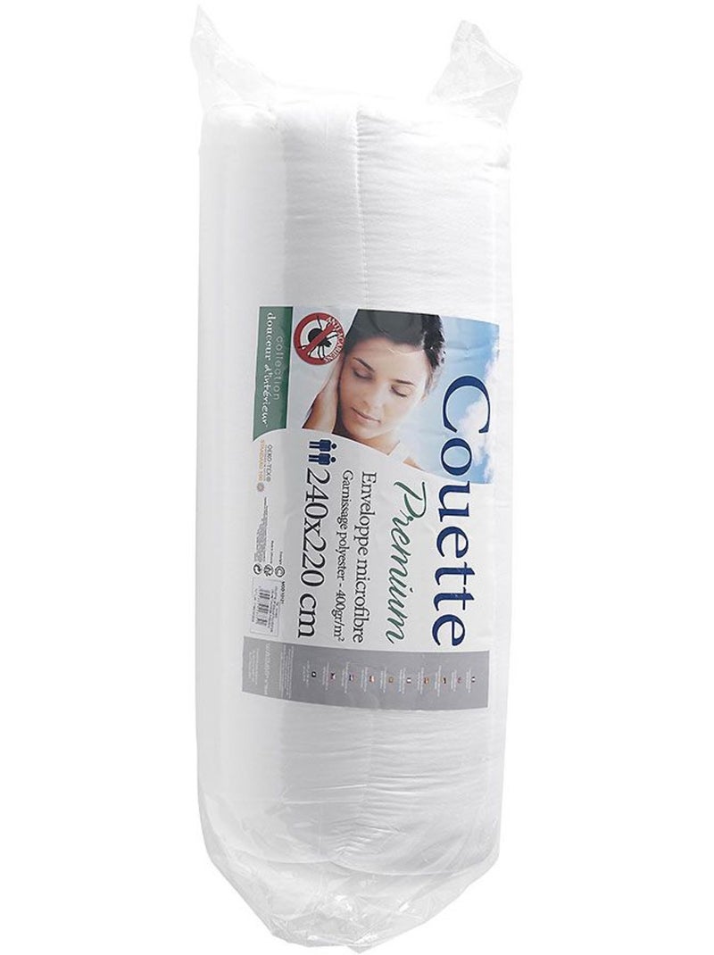 Couette Premium anti-acariens en polyester Blanc - Kiabi