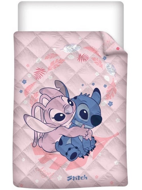 Couette Stitch et Angel Rose Disney Enfant, Textile Oeko-Tex, Imprimée Réversible, Lit 1 personne - Kiabi Couette Stitch et Angel Rose Disney Enfant, Textile Oeko-Tex, Imprimée Réversible, Lit 1 personne - Kiabi