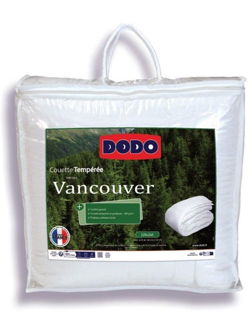 Couette tempérée - dodo - vancouver - 220 x 240 cm - blanc - Kiabi