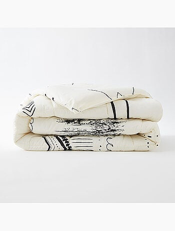 Couette tempérée + 2 taies d’oreiller – coton 57 fils – imprimé berbère