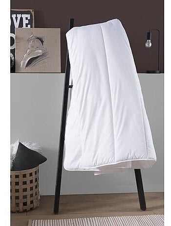 Couette tempérée 350gr/m² - dodo - belle nuit - 220 x 240 cm - blanc
