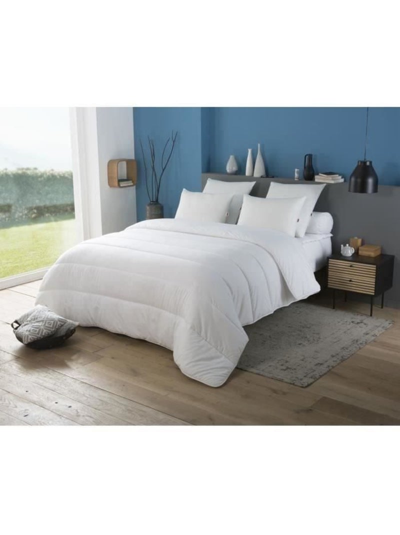 Couette Tempérée 350gr/m² - DODO - BELLE NUIT - 220 x 240 cm - Blanc Blanc - Kiabi