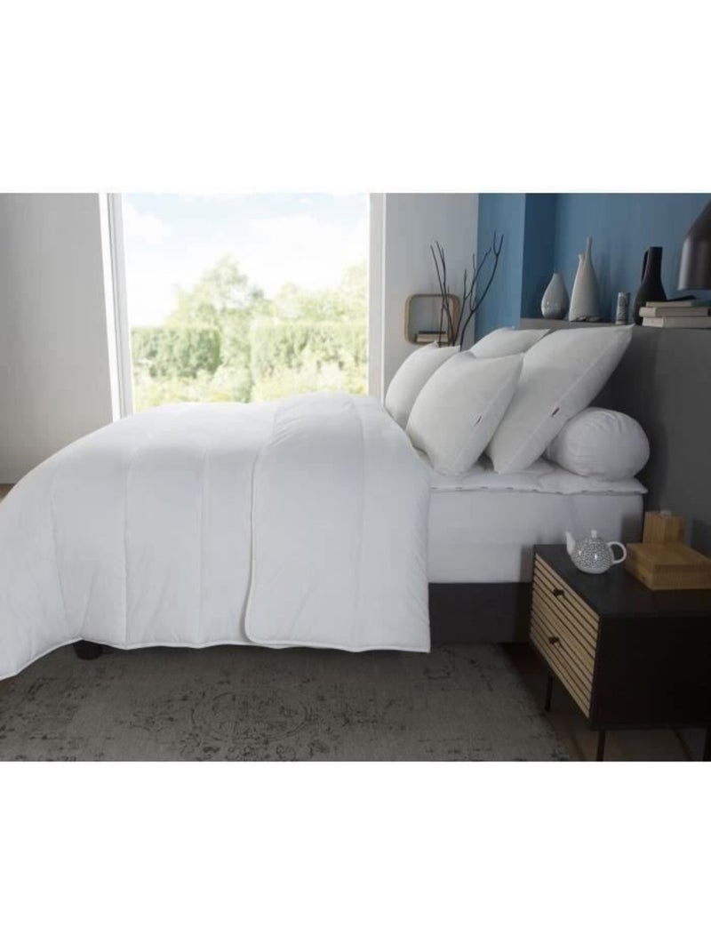 Couette Tempérée 350gr/m² - DODO - BELLE NUIT - 220 x 240 cm - Blanc Blanc - Kiabi