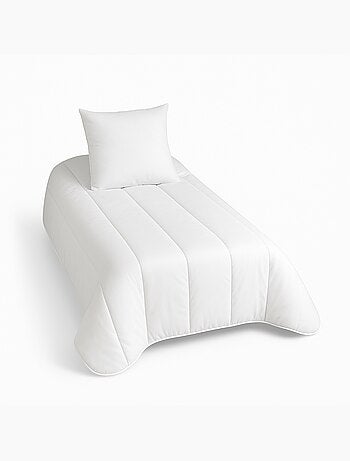 Couette tempérée à bouillir - 1 personne 140 x 200 - mi saison - mortreux