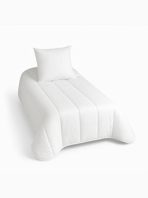 Couette tempérée à bouillir - 1 personne 140 x 200 - mi saison - mortreux - Kiabi