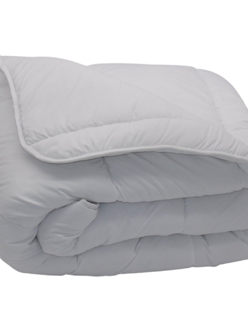 Couette tempérée à bouillir - 1 personne 140 x 200 - mi saison - mortreux Blanc - Kiabi