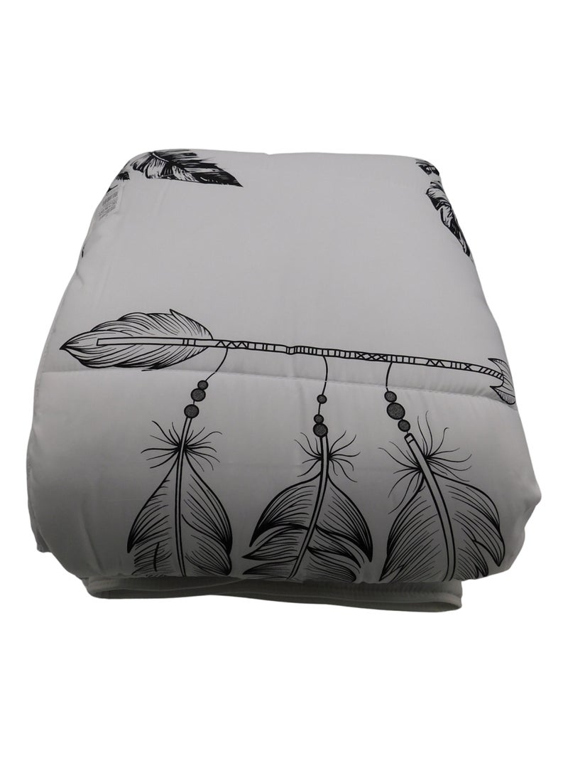 Couette tempérée Attrape rêve noir Blanc - Kiabi