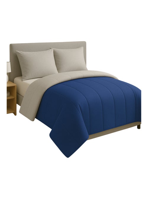 Couette tempérée Bicolore - 2 personnes 220 x 240 - Kiabi