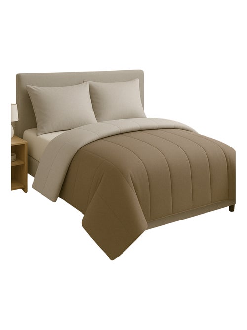 Couette tempérée Bicolore - 2 personnes 220 x 240 - Kiabi