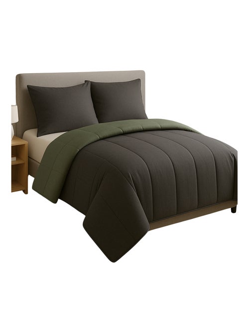 Couette tempérée Bicolore - 2 personnes 220 x 240 - Kiabi