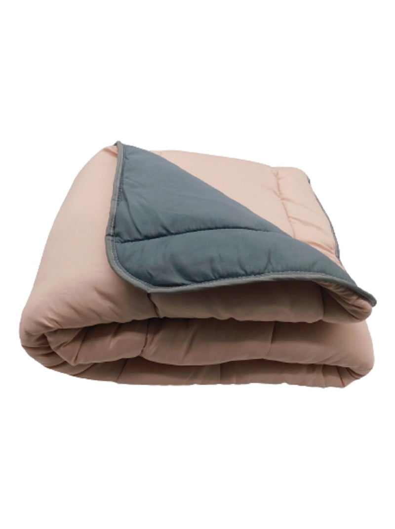 Couette tempérée Bicolore Gris Rose - Kiabi