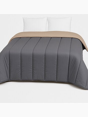 Couette tempérée Bicolore Gris / Taupe