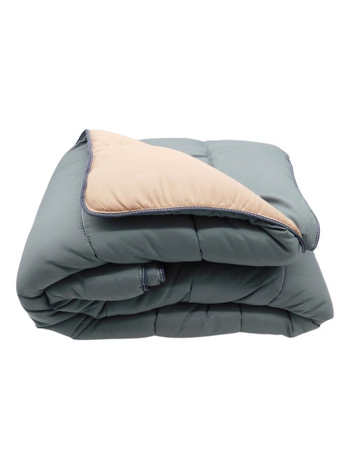 Couette tempérée Bicolore Gris / Taupe - Kiabi