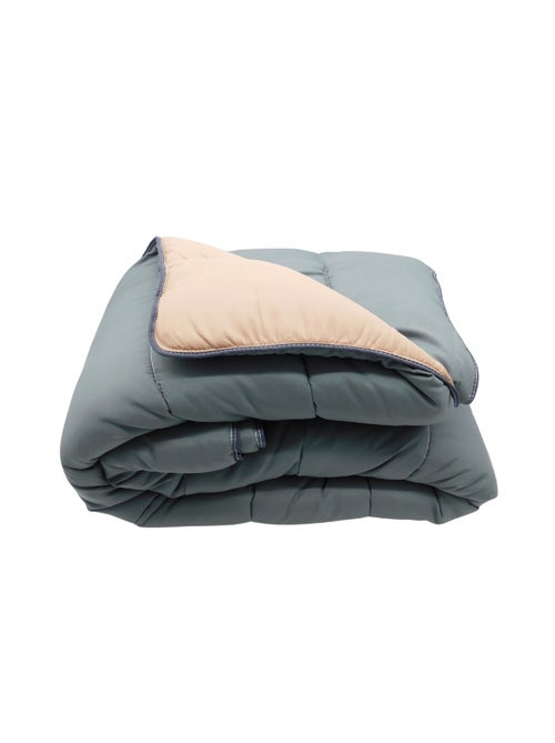 Couette tempérée Bicolore Gris / Taupe - Kiabi