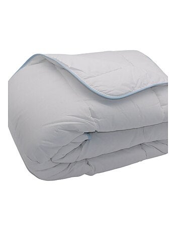 Couette Tempérée Coton Blanc - 1 Ou 2 Personnes 200 x 200