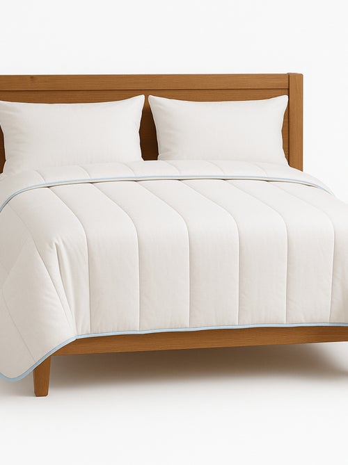 Couette Tempérée Coton Blanc - 1 Ou 2 Personnes 200 x 200 - Kiabi Couette Tempérée Coton Blanc - 1 Ou 2 Personnes 200 x 200 - Kiabi