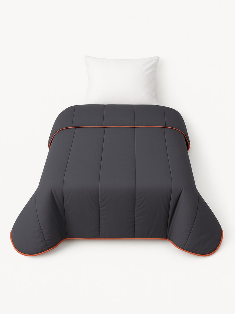 Couette tempérée Couleur gris anthracite - Kiabi
