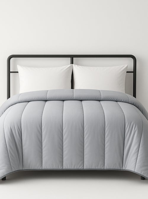 Couette tempérée Gris clair - 2 personnes 240 x 260 - Kiabi