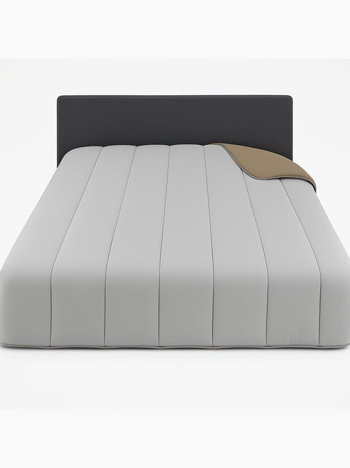 Couette tempérée Gris Perle/Ficelle - Kiabi