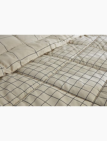 Couette tempérée imprimée - + 2 taies - Coton 57 fils - Carrie