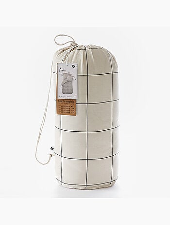 Couette tempérée imprimée - + 2 taies - Coton 57 fils - Carrie
