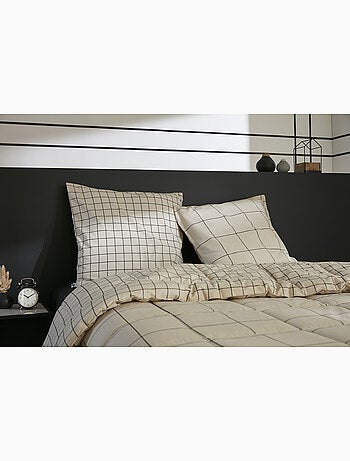 Couette tempérée imprimée - + 2 taies - Coton 57 fils - Carrie