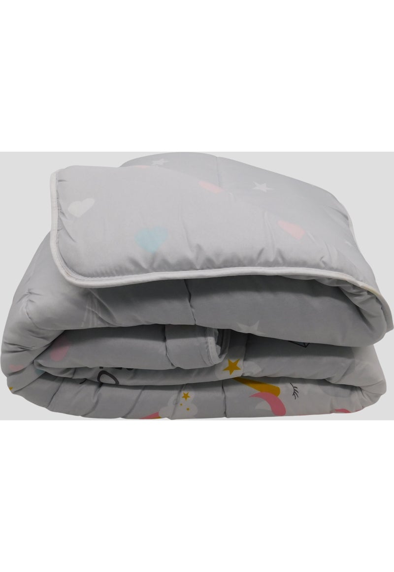 Couette tempérée imprimée Ninon - Toutes saisons Gris/Multicolore - Kiabi