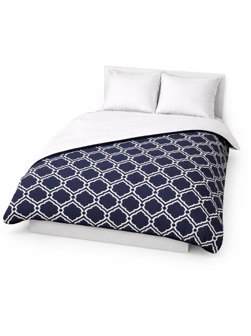 Couette tempérée imprimée / Non tissé Blanc - 2 personnes 240 x 260 - Kiabi Couette tempérée imprimée / Non tissé Blanc - 2 personnes 240 x 260 - Kiabi