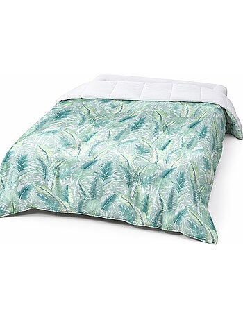 Couette tempérée imprimée / Non tissé Blanc - 2 personnes 240 x 260