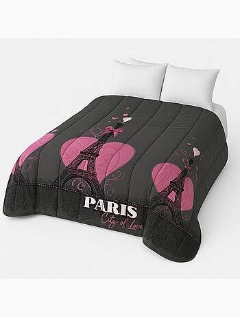 Couette tempérée imprimée Paris