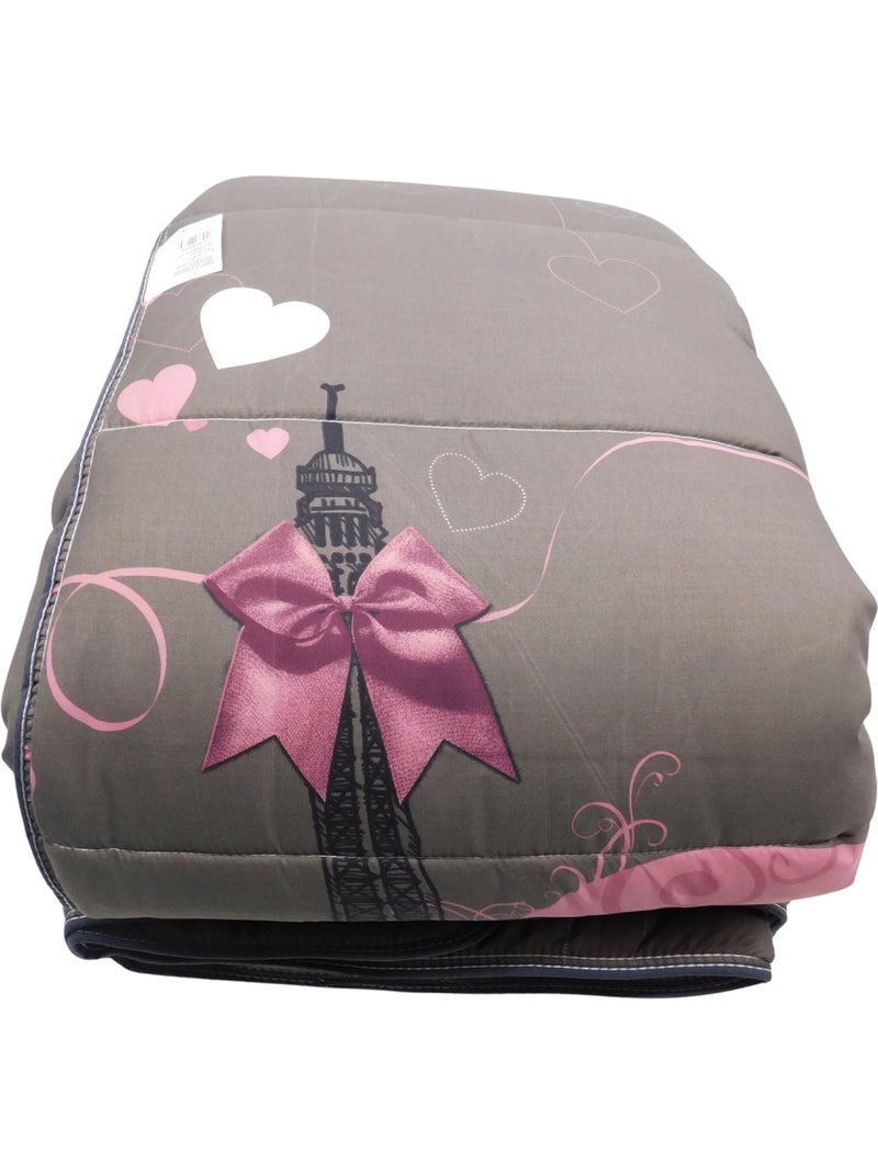 Couette tempérée imprimée Paris Gris - Kiabi