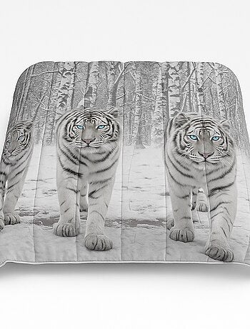 Couette tempérée imprimée Tigre