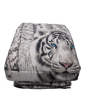 Couette tempérée imprimée Tigre