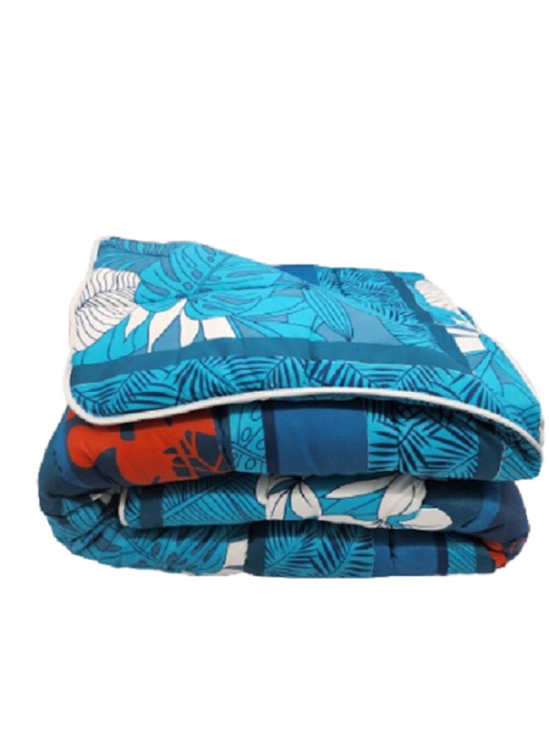 Couette tempérée imprimée Végétal Multicolore - Kiabi