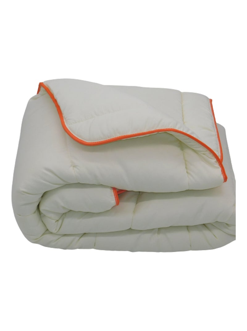 Couette Tempérée Microfibre Beige - Kiabi
