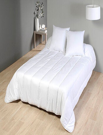Couette tempérée Microfibre blanche