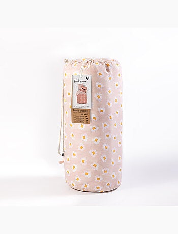 Couette tempérée réversible - + 2 taies - Coton 57 fils - Fresh popcorn