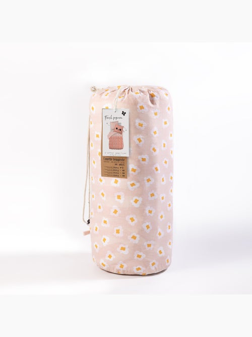 Couette tempérée réversible - + 2 taies - Coton 57 fils - Fresh popcorn - Kiabi Couette tempérée réversible - + 2 taies - Coton 57 fils - Fresh popcorn - Kiabi