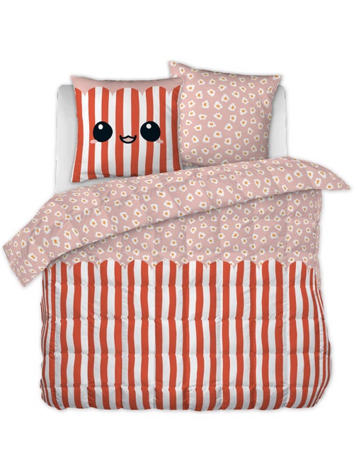 Couette tempérée réversible - + 2 taies - Coton 57 fils - Fresh popcorn - Kiabi Couette tempérée réversible - + 2 taies - Coton 57 fils - Fresh popcorn - Kiabi