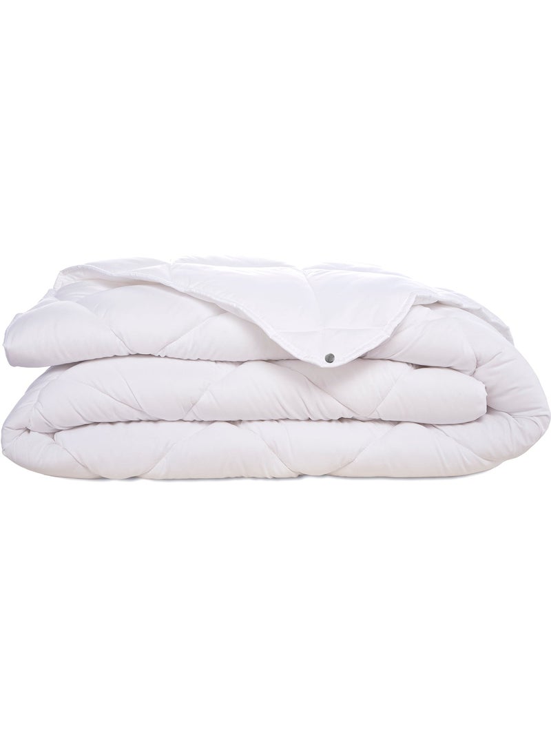 Couette toutes saisons 120 + 250 gr Basic "Happyfriday" Blanc - Kiabi